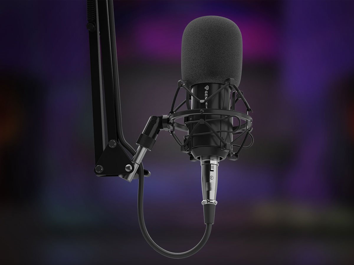 Mikrofon Genesis Radium 300 Studyjny XLR - Grafika z tłem
