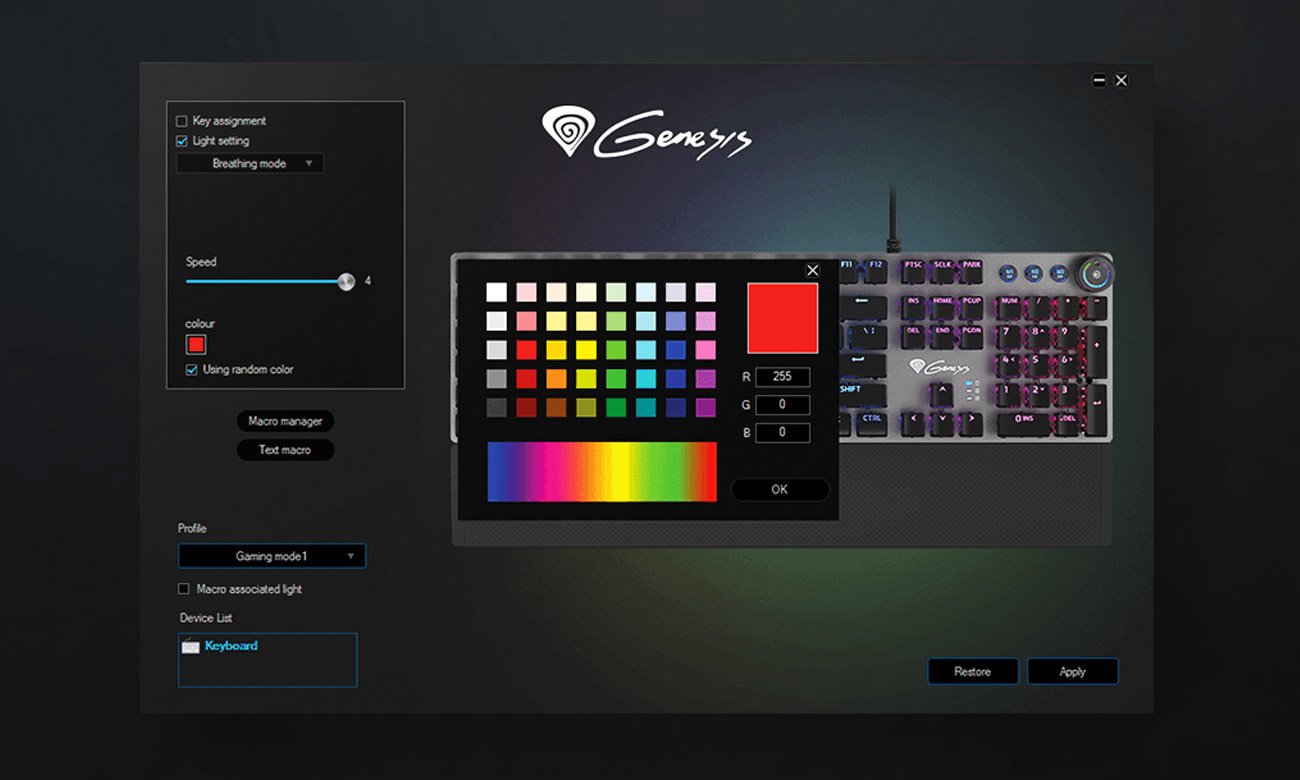 Genesis Thor 401 RGB