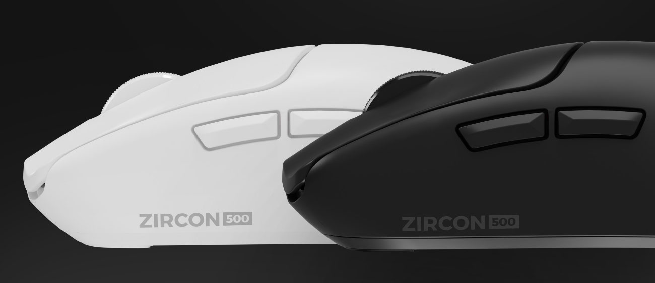 Drahtlose Gaming-Maus Genesis Zircon 500 Weiß