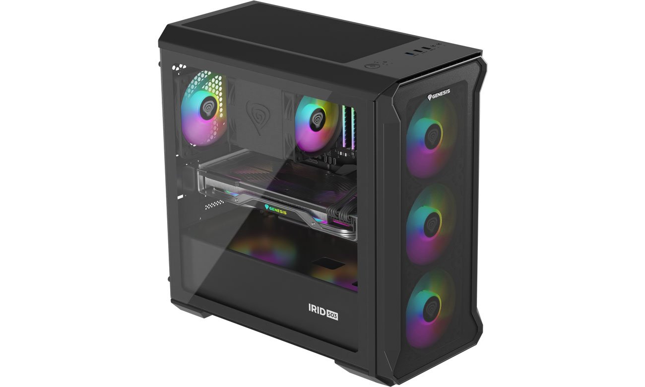 Genesis Irid 503 ARGB - Przód, tył