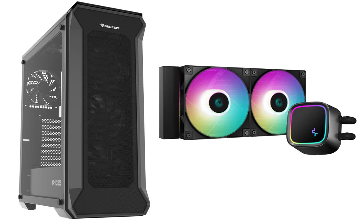 Zestaw Genesis IRID 505F + LE520 ARGB 2x120mm