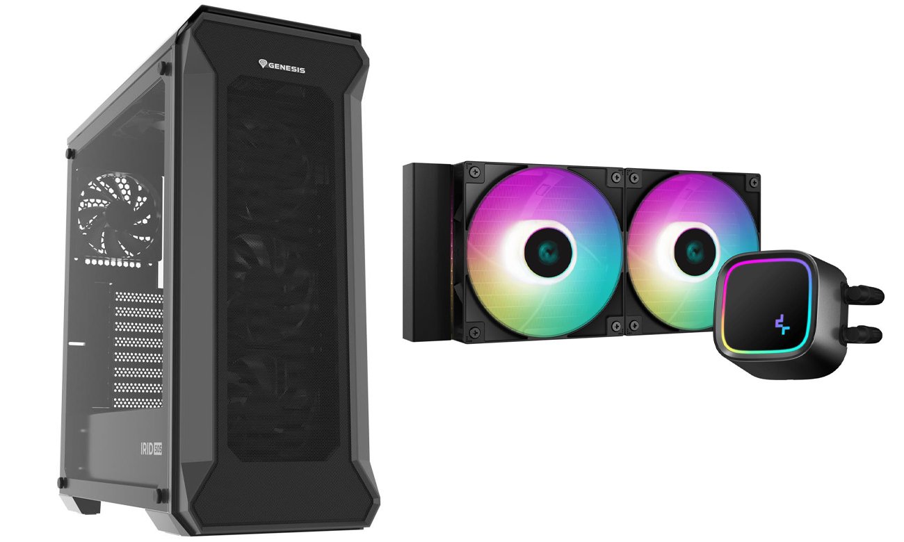 Zestaw Genesis IRID 505F + LE520 ARGB 2x120mm