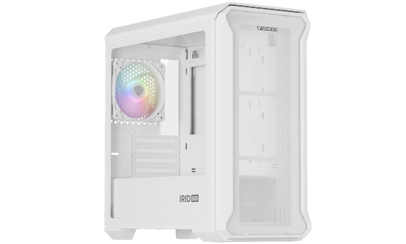 Obudowa Genesis IRID 503 ARGB Lite White