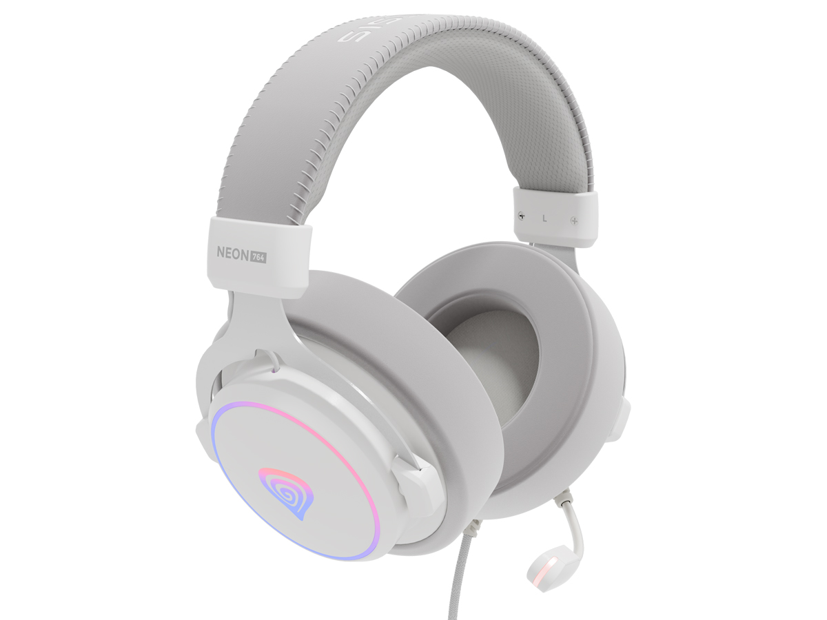 Headset Genesis Neon 764 RGB Weiß