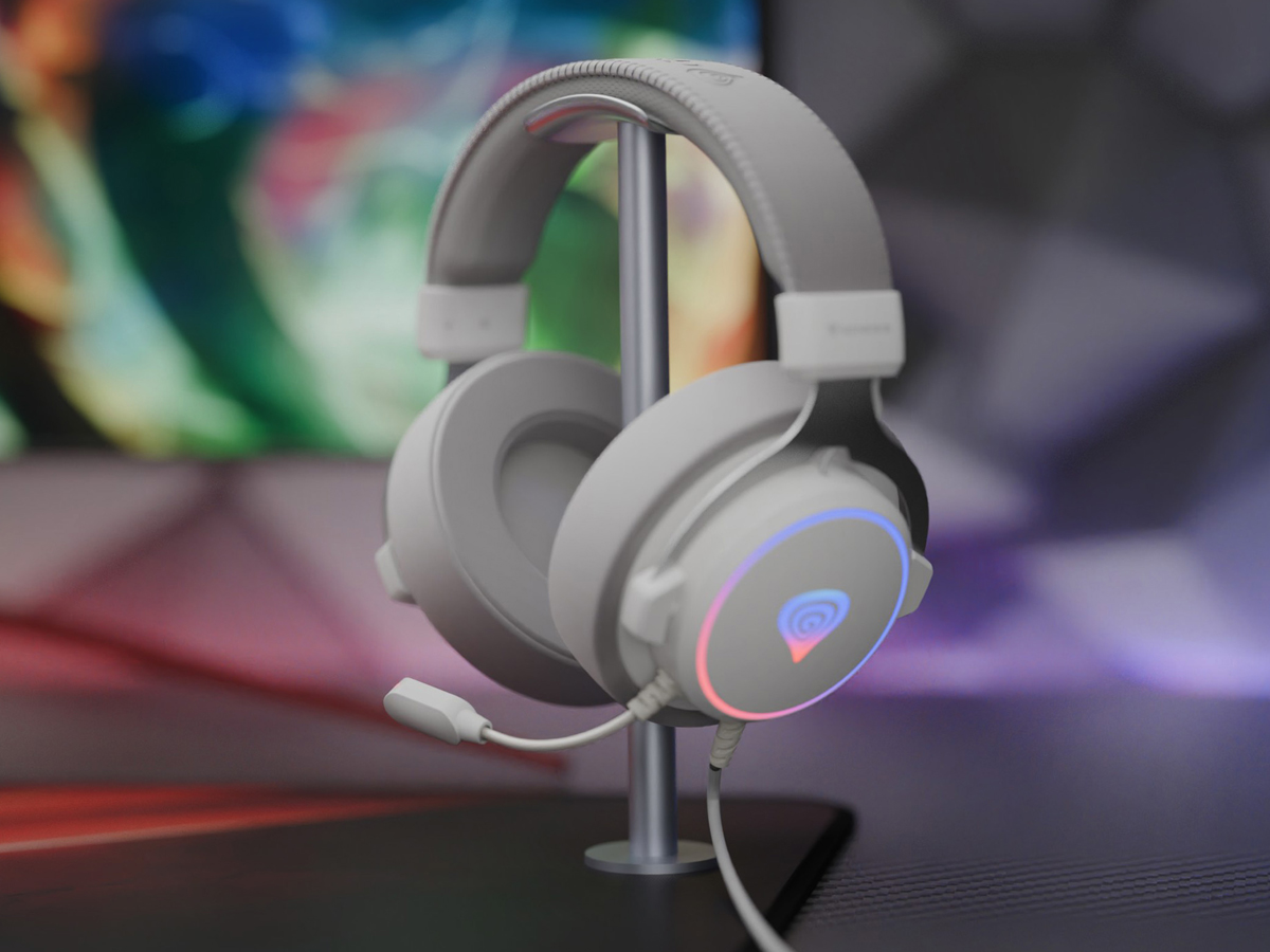 Headset Genesis Neon 764 RGB Weiß