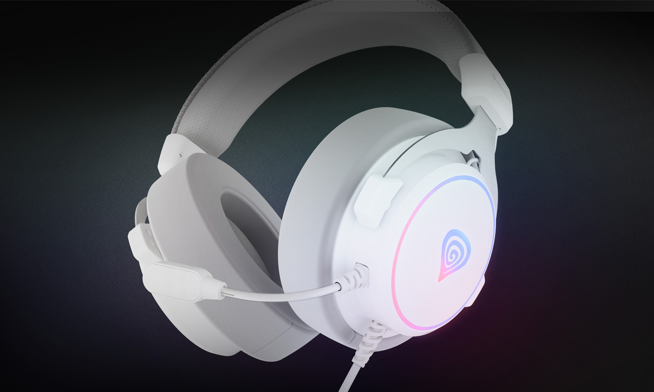 Headset Genesis Neon 764 RGB Weiß