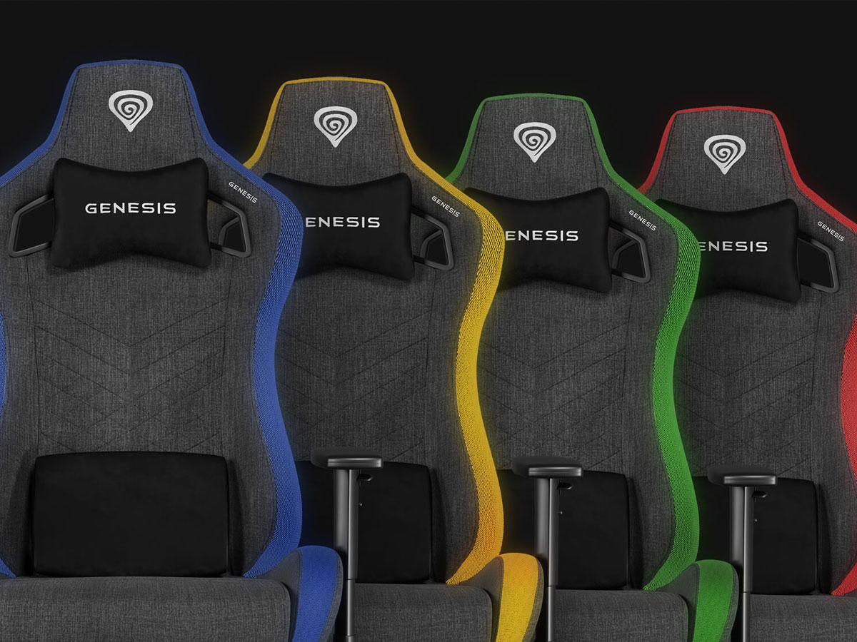 Fotel gamingowy Genesis Trit 660 RGB Szary - Podświetlenie RGB