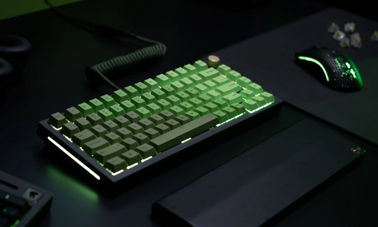 Glorious PBT Olive Keycaps