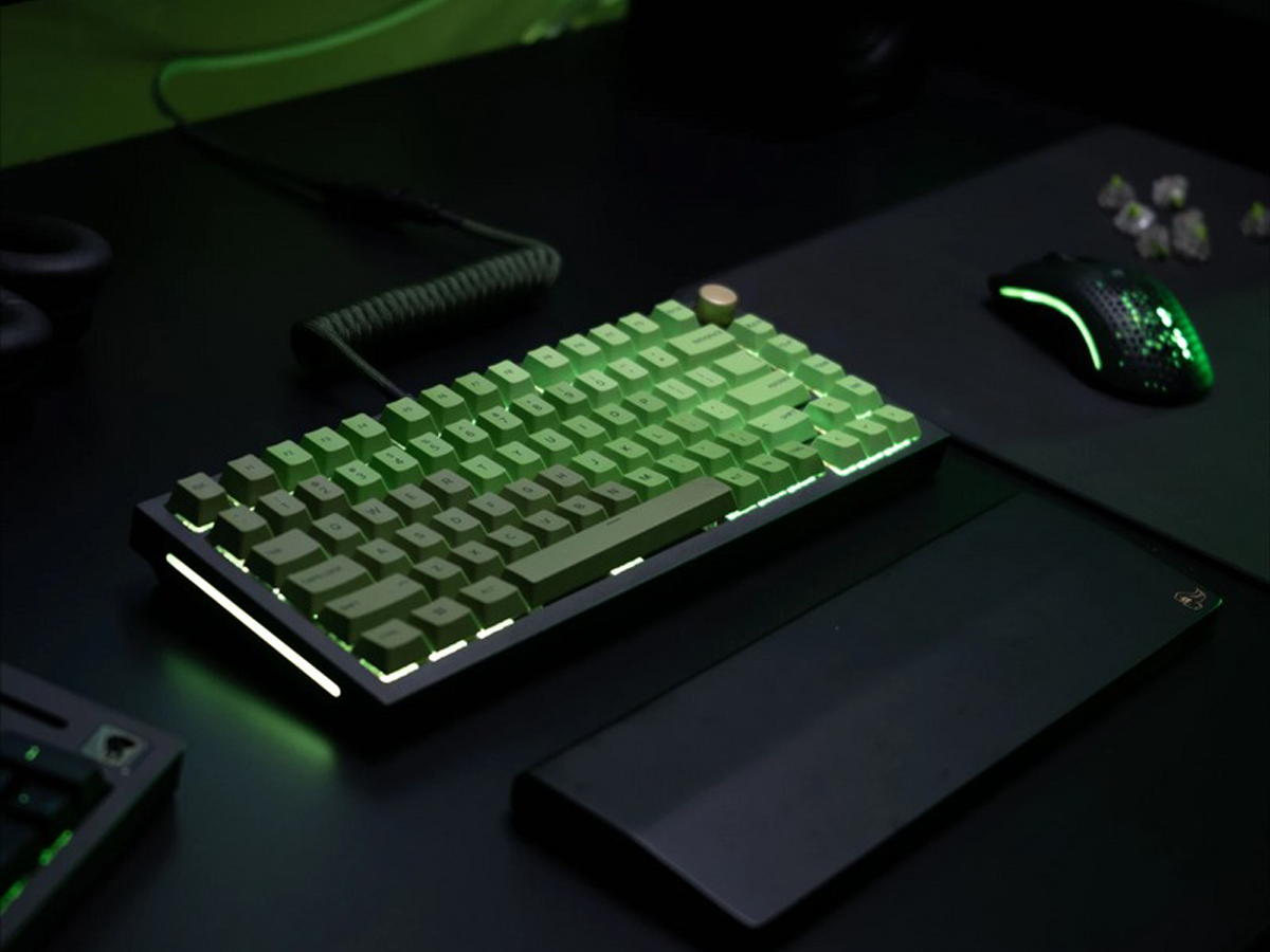 Glorious PBT Olive Keycaps