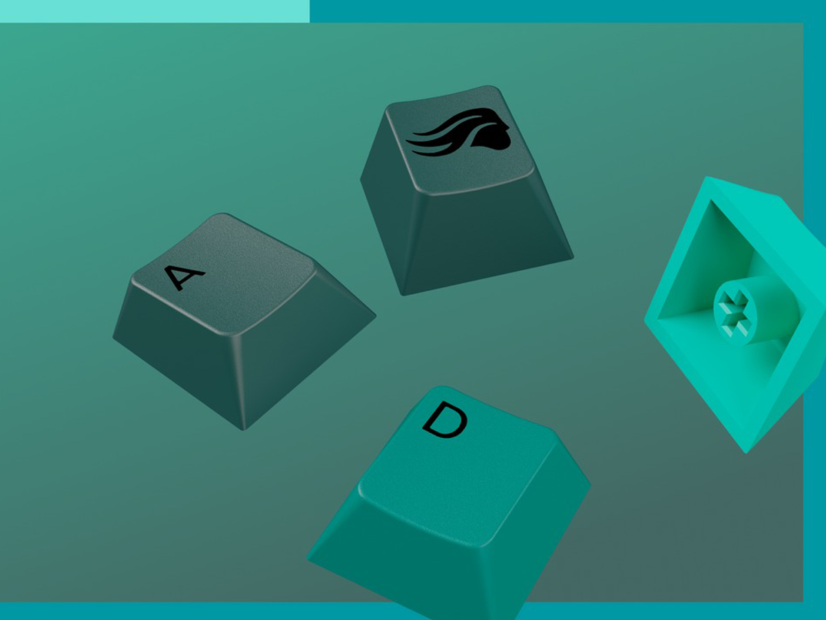 Glorious GPBT Celestial Fire Keycaps