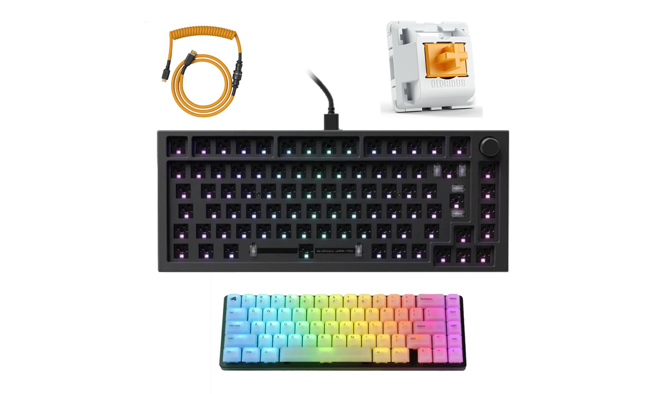 Glorious GMMK PRO Panda Polychroma KIT