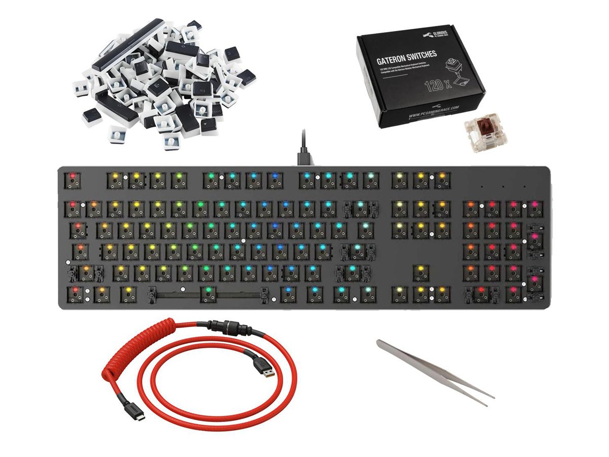 Glorious GMMK Full Size Gateron Brown KIT