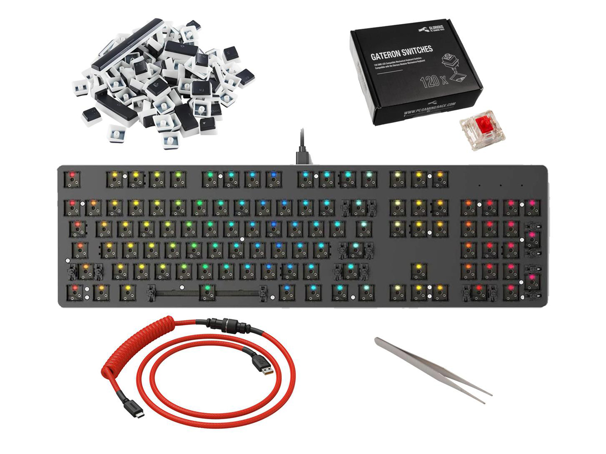 Glorious GMMK Full Size Gateron Brown KIT