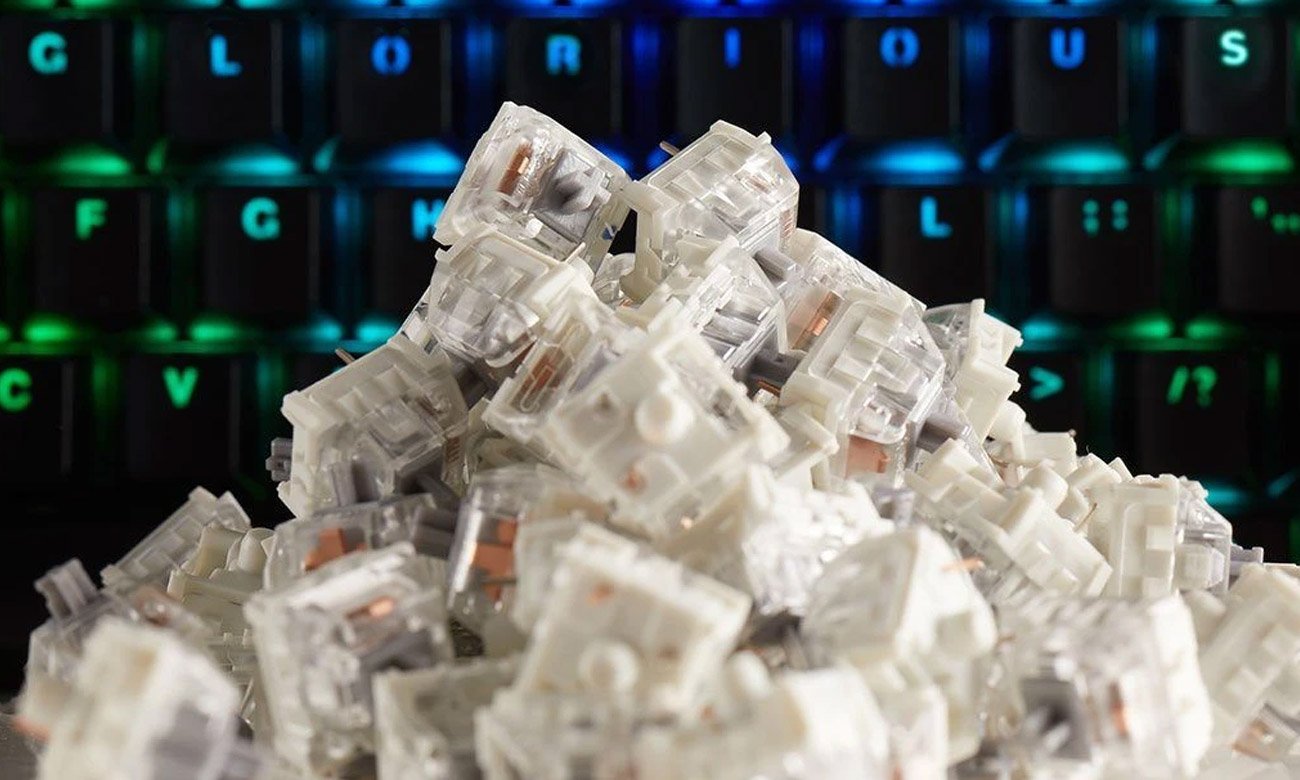 Przełączniki mechaniczne Glorious PC Gaming Race Kailh Speed Silver