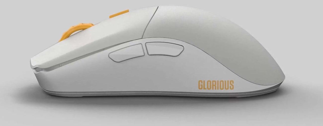 Maus Glorious PC Gaming Race Series One Pro Wireless Genos - Ansicht von der linken Seite