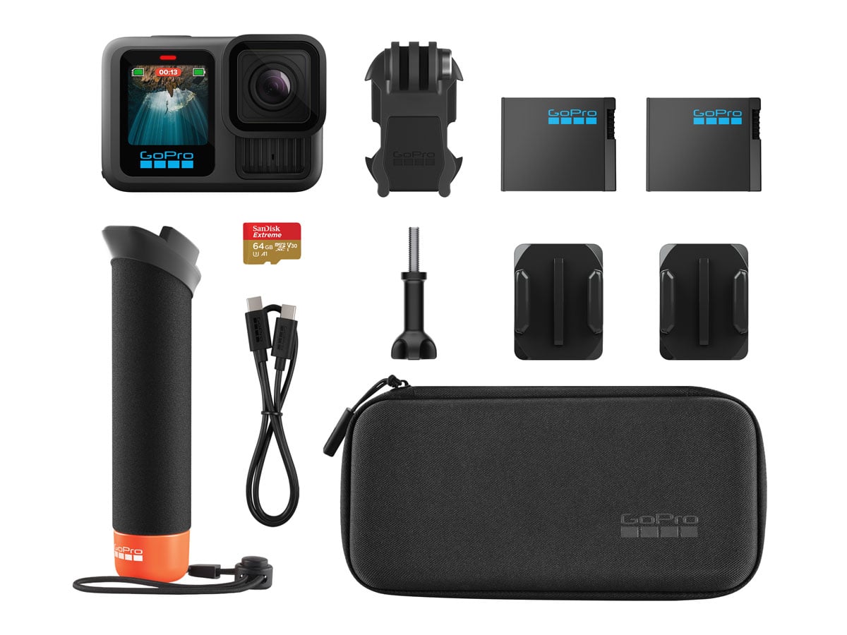 Zawartość zestawu GoPro HERO13 Black Accessory Hard Bundle