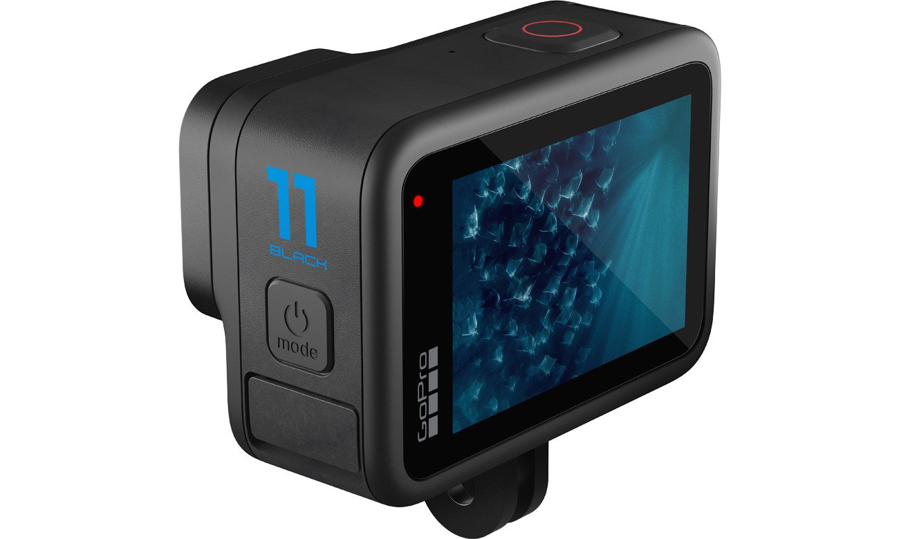 Спортивна камера GoPro HERO11 Black - вид спереду під кутом