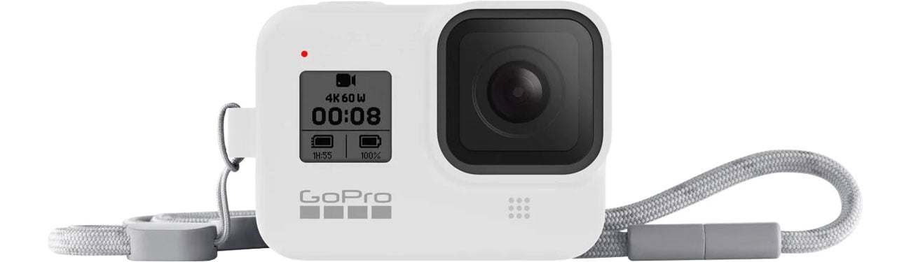 GoPro Silikonowe Etui do HERO8 Black białe AJSST-002