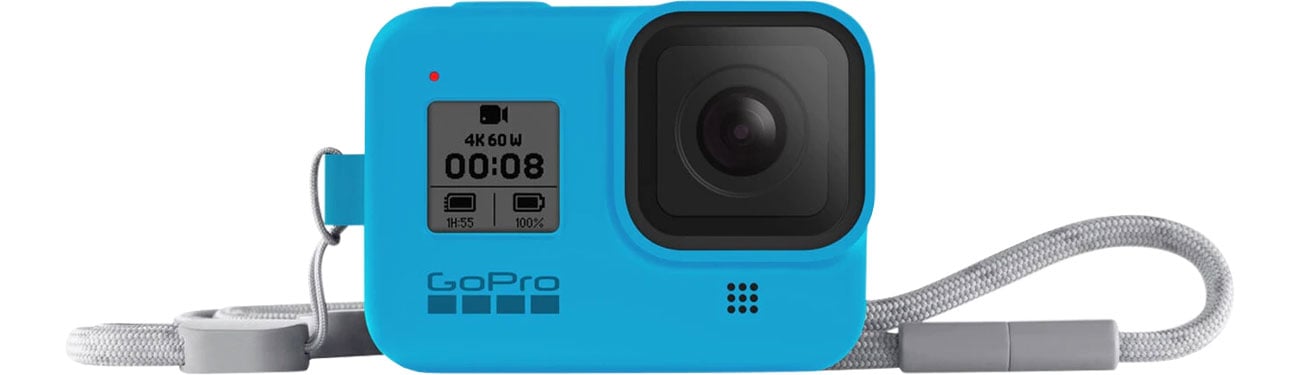 GoPro Silikonowe Etui do HERO8 Black niebieskie AJSST-003