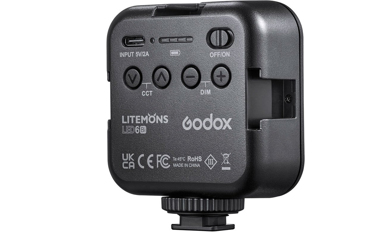 Lampa LED Godox LED6BI Litemons sterowanie