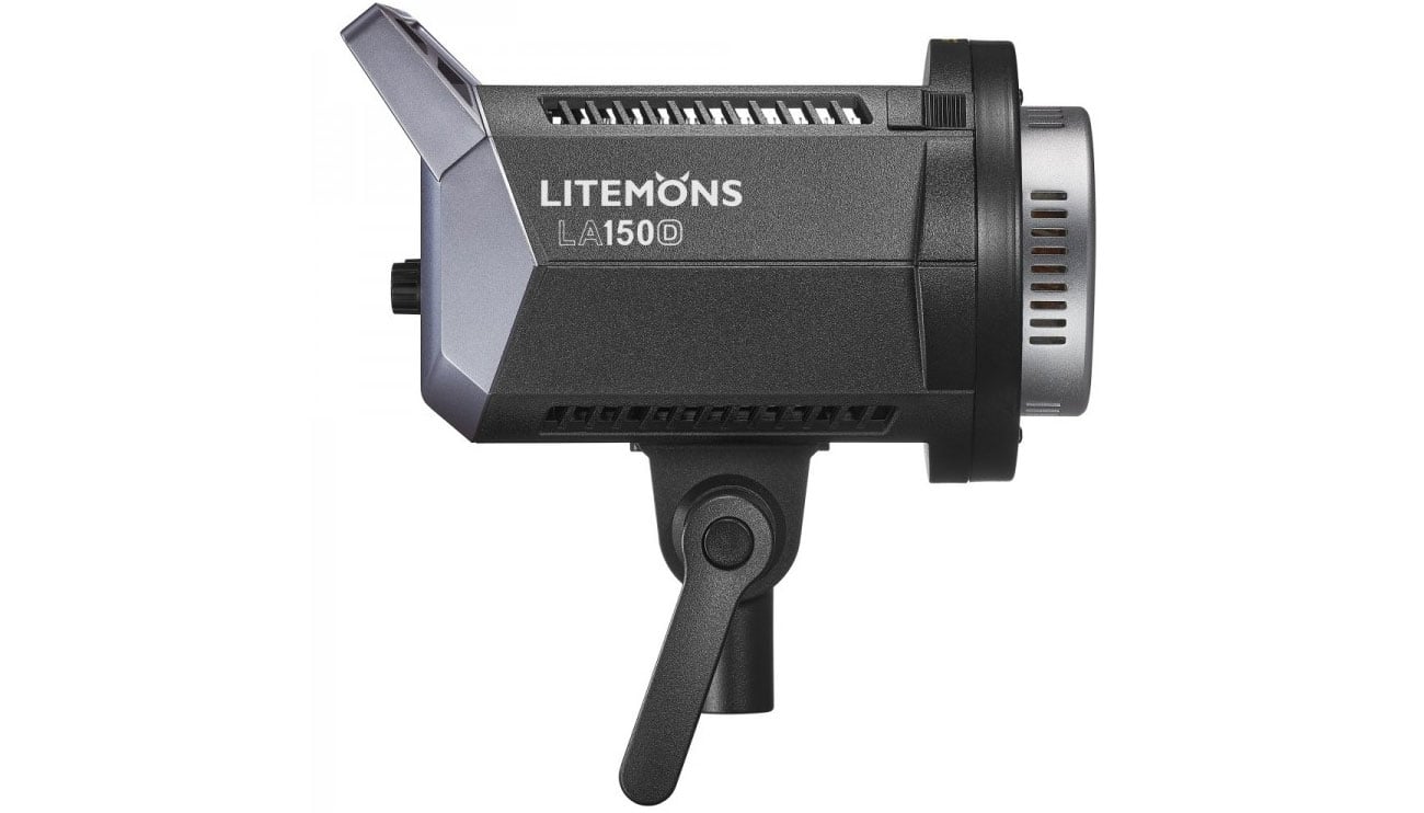Lampa LED Godox Litemons LA150D 5600K widok z boku