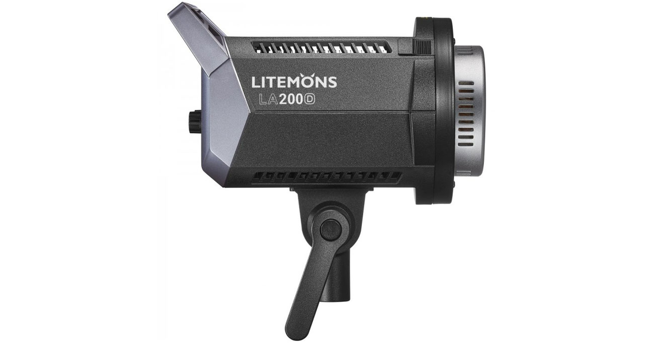 Lampa LED Godox Litemons LA200D 5600K widok z boku