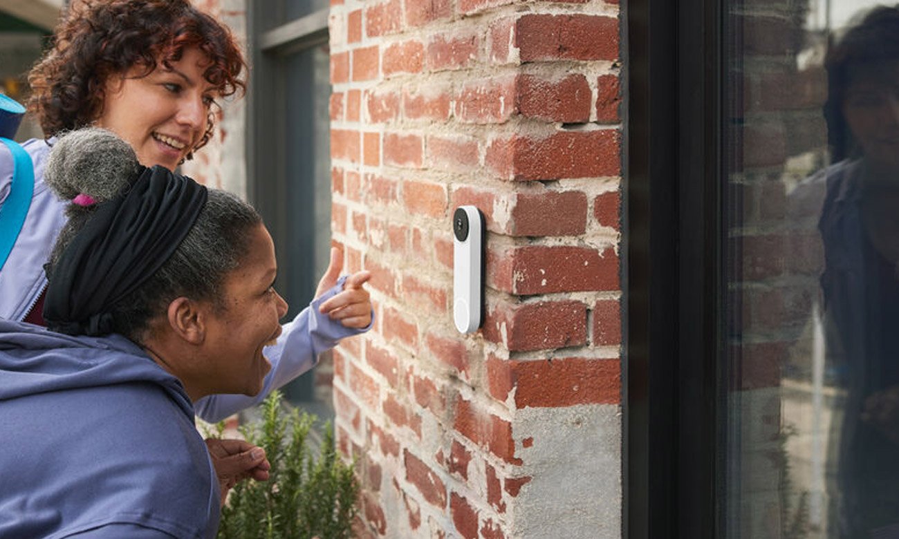 Inteligentny dzwonek do drzwi Google Nest Doorbell - Dwukierunkowa komunikacja głosowa