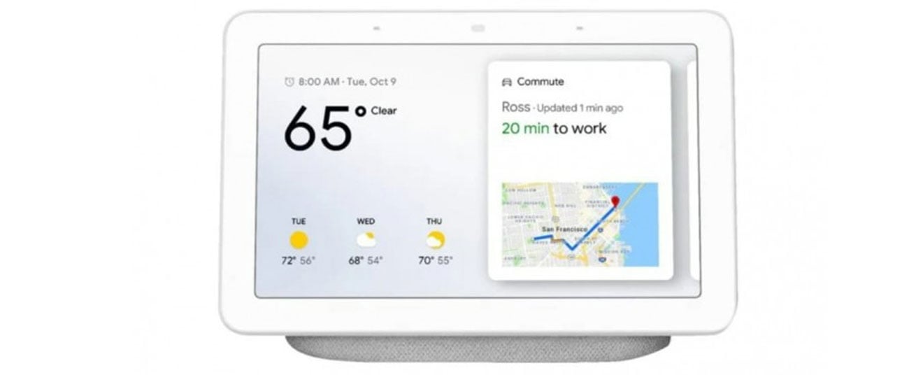 Inteligentny głośnik Google Nest Hub biały