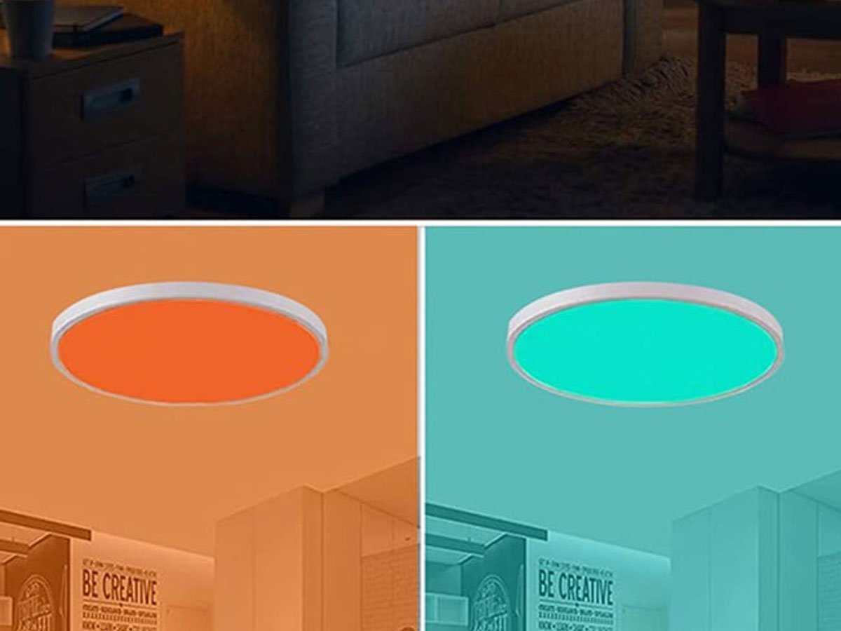 Inteligentna lampa sufitowa Wi-Fi/Bluetooth Gosund LB12 - Grafika lifestyle