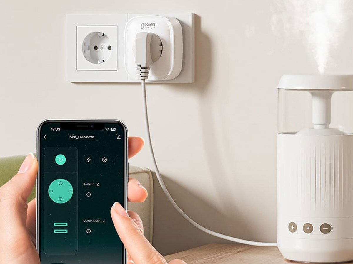 Inteligentne gniazdko Wi-Fi/Bluetooth Gosund SP6 - Grafika lifestyle