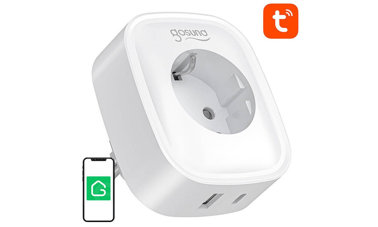 Inteligentne gniazdko Wi-Fi/Bluetooth Gosund SP6 - Widok ogólny