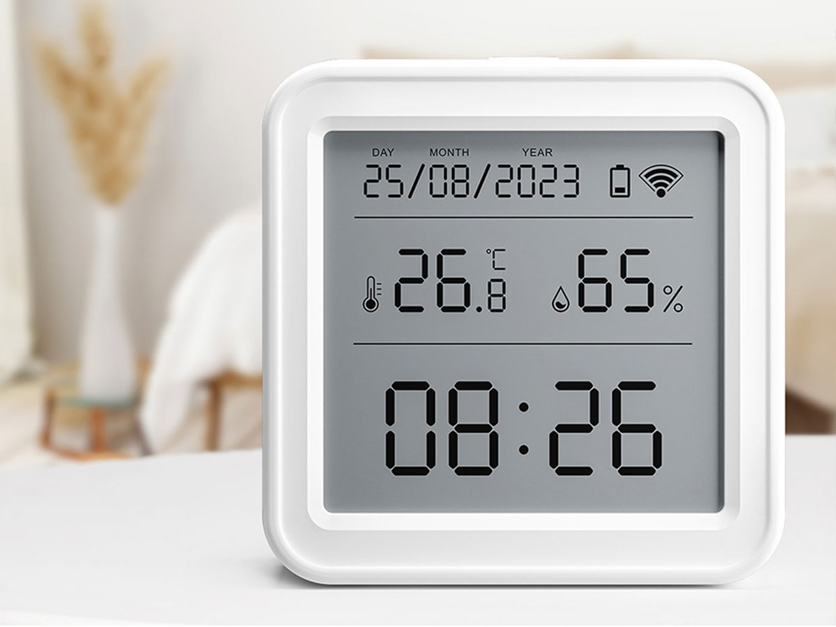 Inteligentny czujnik temperatury i wilgotności Zigbee Gosund ST17 (ekran LCD) - Grafika lifestyle