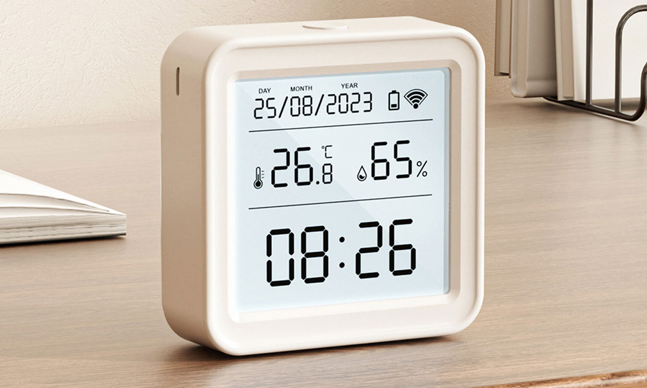 Inteligentny czujnik temperatury i wilgotności Zigbee Gosund ST17 (ekran LCD) - Grafika lifestyle
