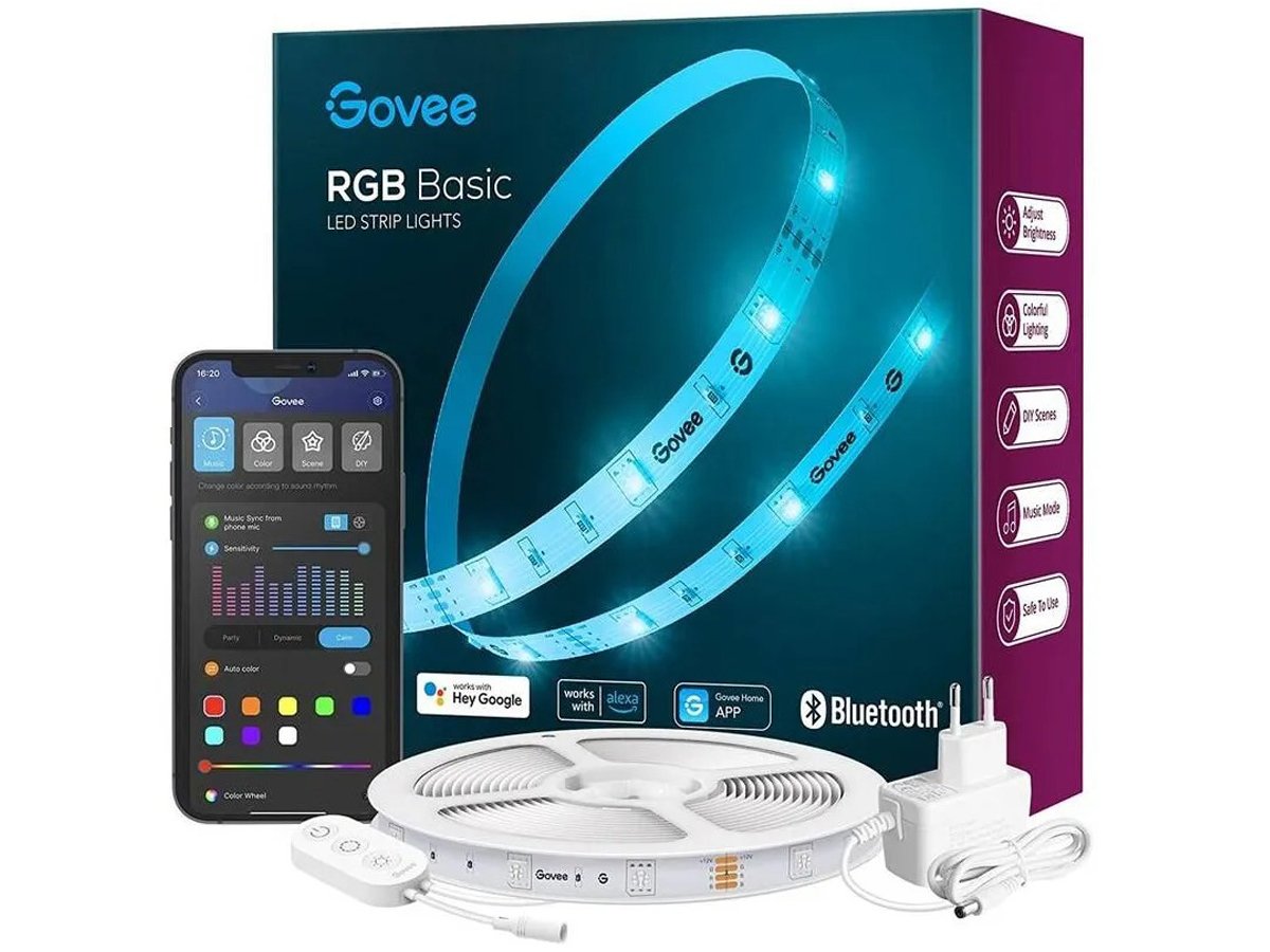 Intelligentes LED-Wi-Fi-Band Govee H615A (5m) - Grafik