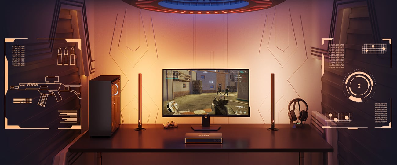 Zestaw Govee AI Gaming Sync Box Kit - Pełna kontrola nad oświetleniem dzięki aplikacji mobilnej