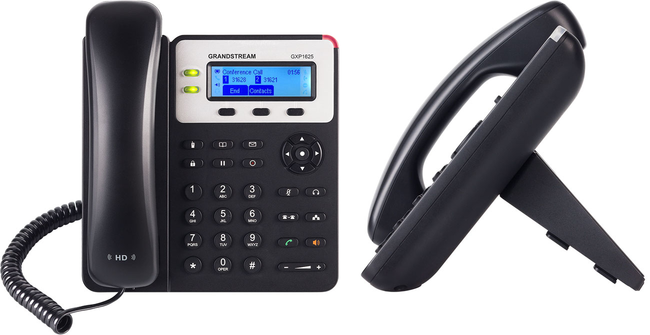 Grandstream GXP 1625 HD 3-linie 2x10/100Mbps 2xSIP PoE