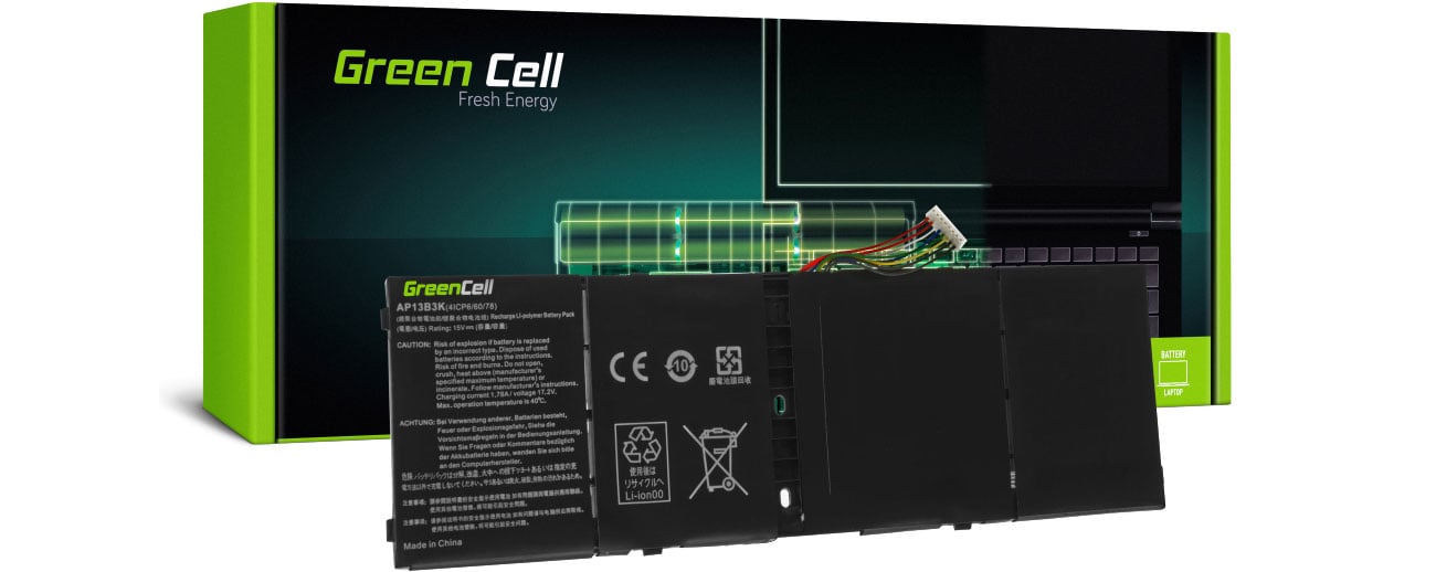 Green Cell AP13B3K für Acer