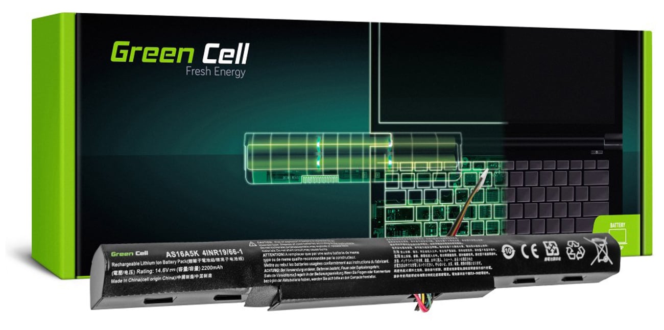 Green Cell AS16A5K do Acer - Widok ogólny