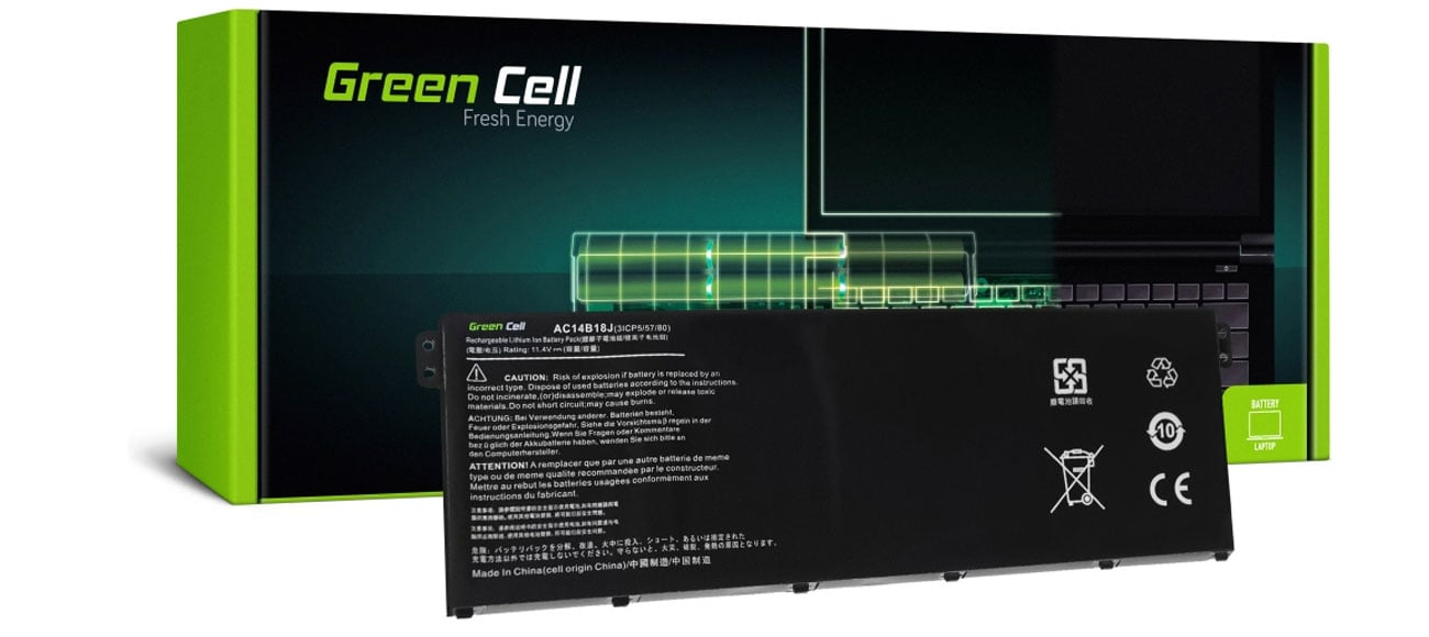 Green Cell Bateria do Acer Aspire 2100 mAh