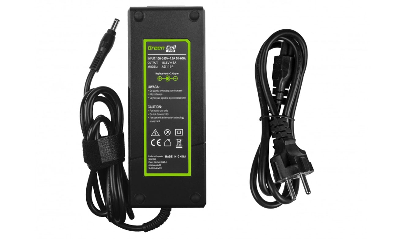 Zasilacz Green Cell do Panasonic 125W (8A, 5.5-2.5mm)