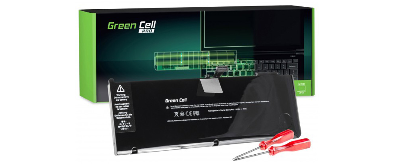 Bateria Green Cell PRO A1382 do Apple MacBook Pro 15