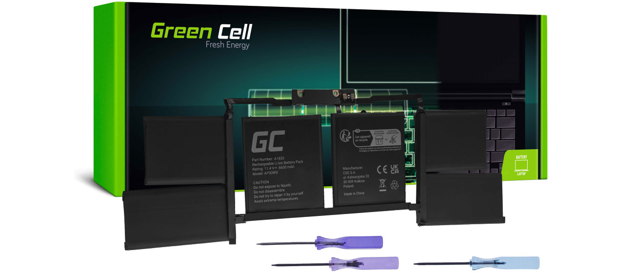 Green Cell A1820 do Apple MacBook Pro 15 A1707