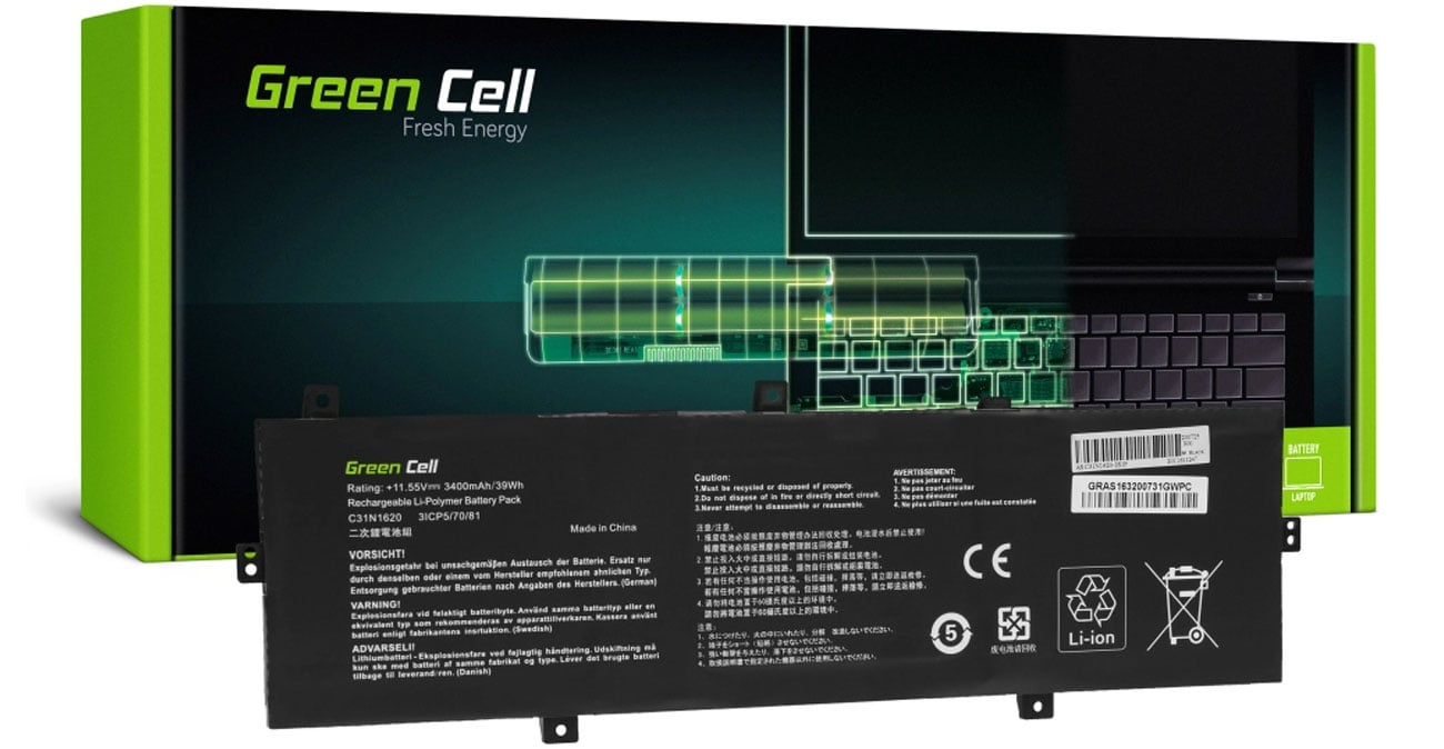 Green Cell Bateria do Asus ZenBook