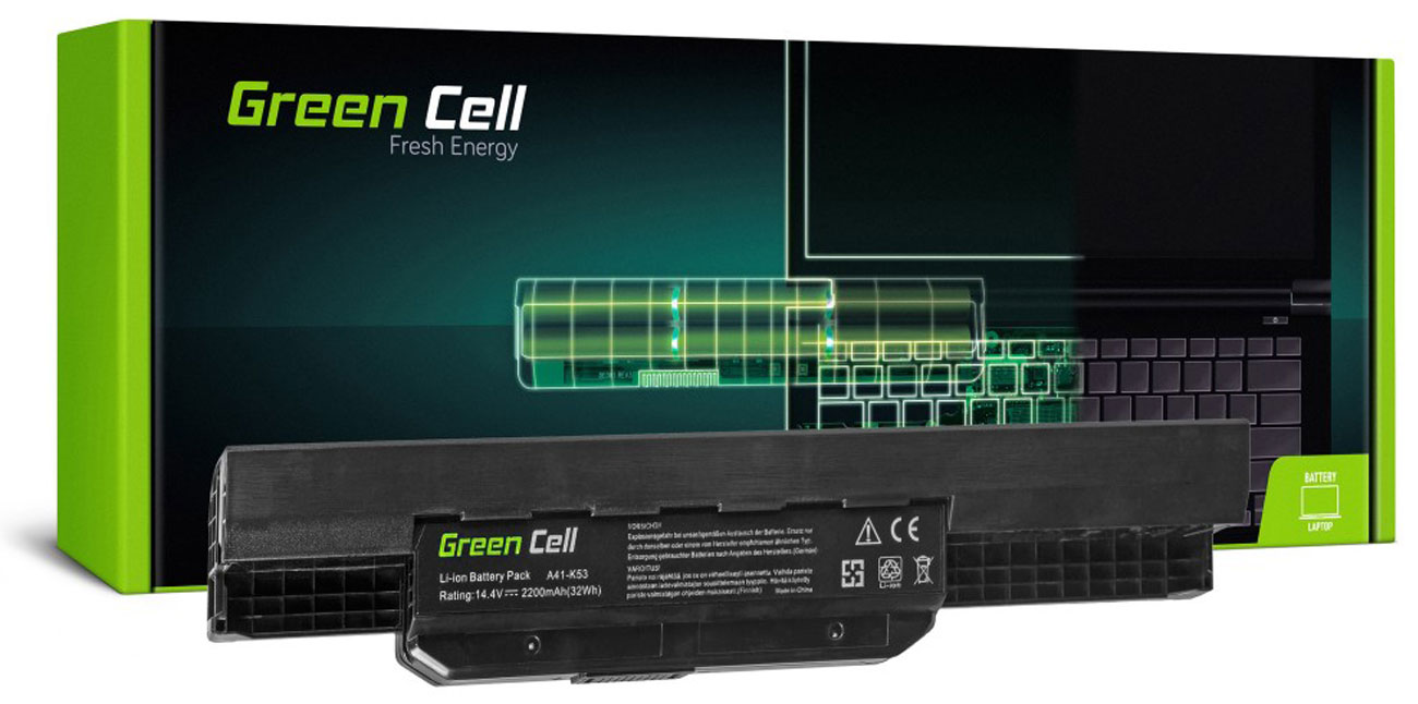 Green Cell A41-K53 do Asus - Widok ogólny