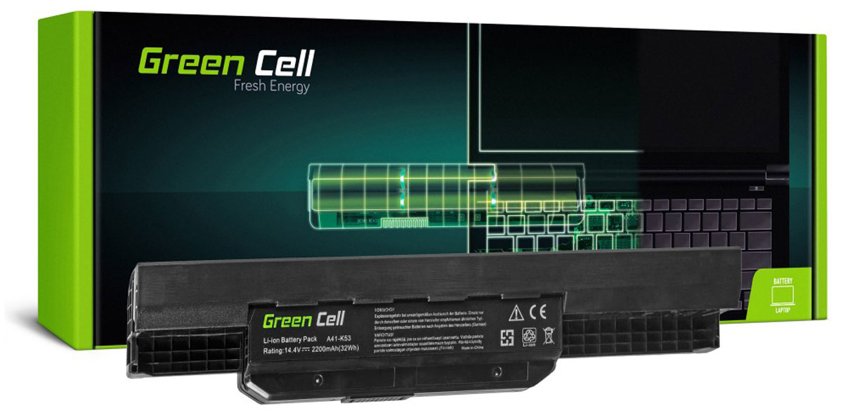 Green Cell A41-K53 do Asus - Widok ogólny