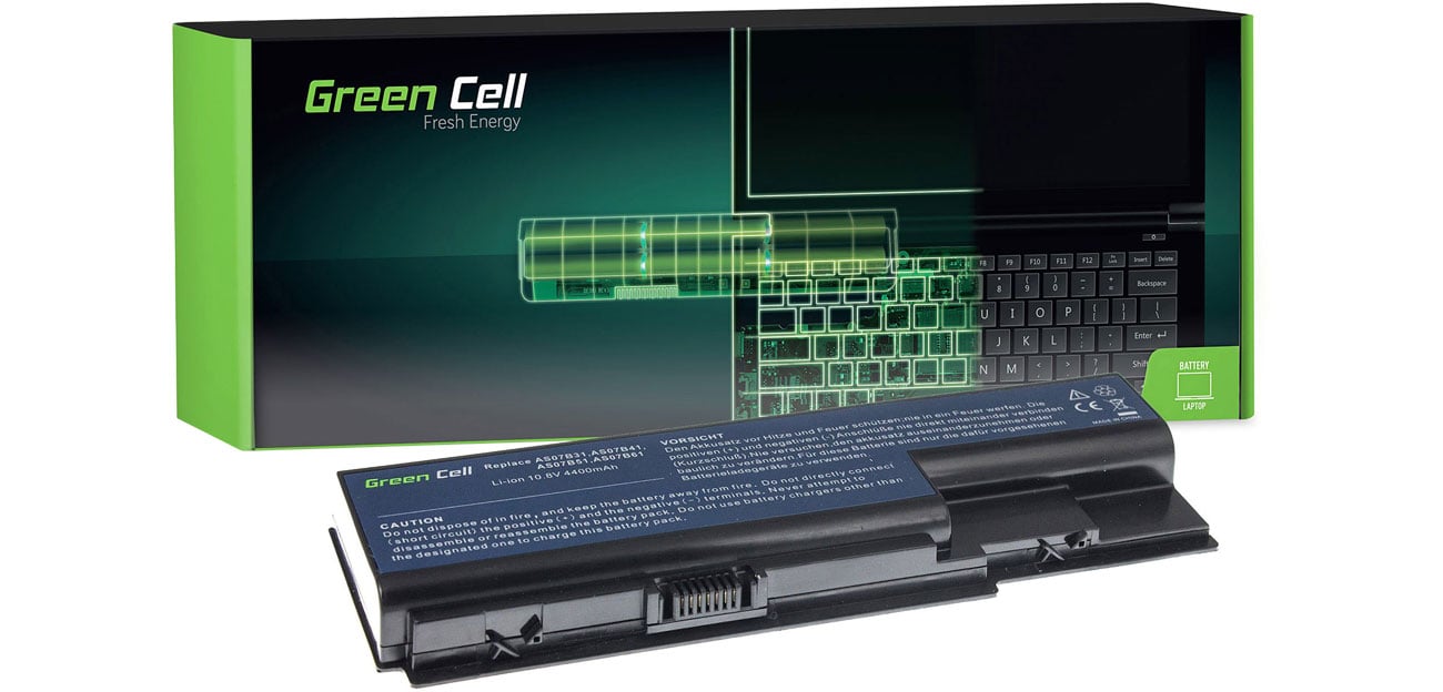 Green Cell Batterie für Acer Aspire (4400 mAh, 10.8V, 11.1V) AC03