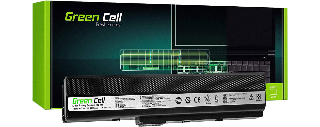 Green Cell Bateria do Asus (4400 mAh, 11.1V, 10.8V)