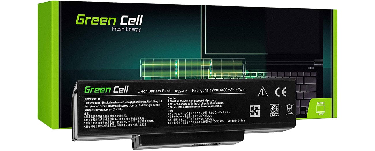 Green Cell Bateria do Asus (4400 mAh, 11.1V, 10.8V) AS12