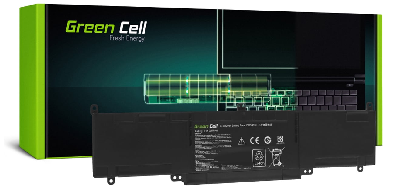 Green Cell Batterie für Asus ZenBook 3500 mAh