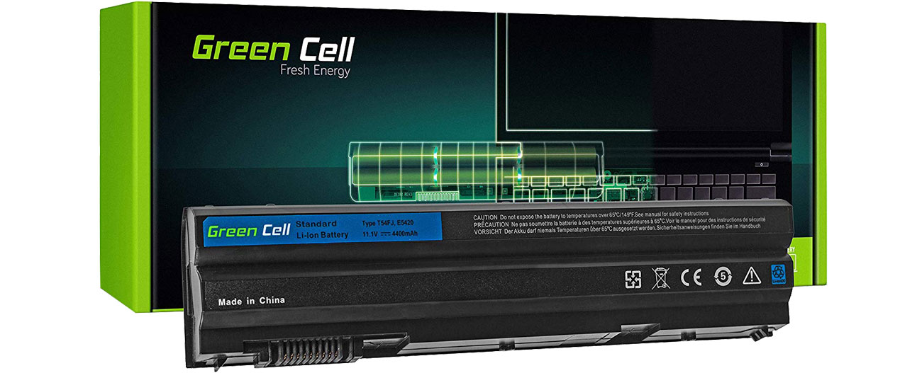 Green Cell Batterie für Dell Latitude (4400 mAh, 11.1V, 10.8V) DE04